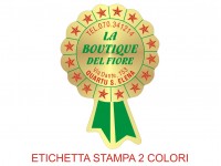 Etichette adesive per fioristi, fiorai e vivaisti (mm 44x30)  (cod.48G)